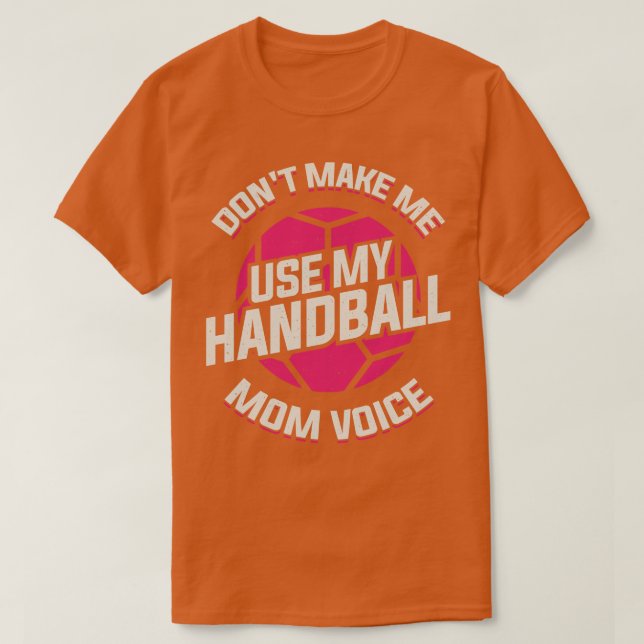 Camiseta Bonito Andebol Europeu Mãe Presente Mãe (Frente do Design)