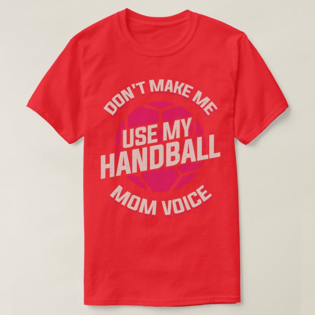 Camiseta Bonito Andebol Europeu Mãe Presente Mãe (Frente do Design)