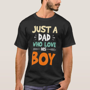 Camiseta Bonito Apenas Um Pai Que Ama O Pai De Seu Filho