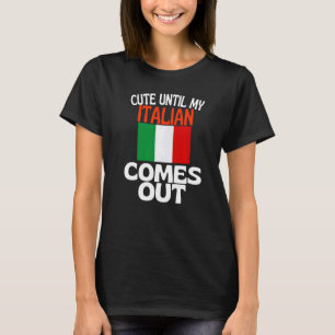 Camiseta Bonito Até Que Meu Italiano Sai Engraçado Itália P