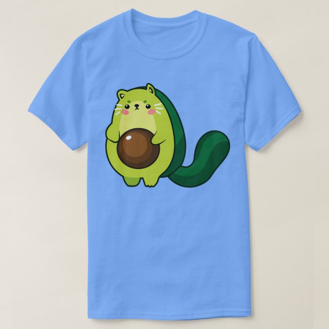 Camiseta Bonito Avocado Cat 4 (Frente do Design)