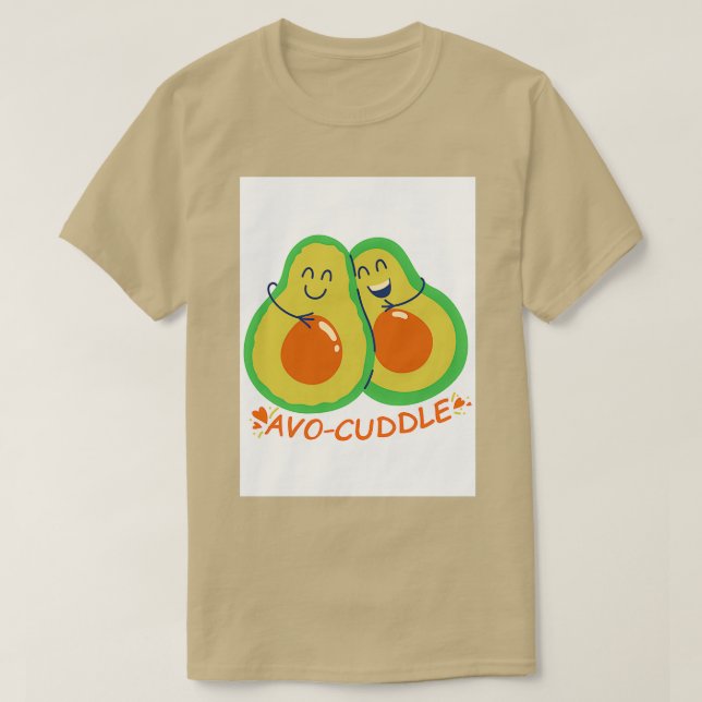 Camiseta Bonito Avocado Cuddle (Frente do Design)