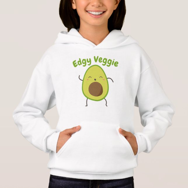 Camiseta Bonito Avocado Edgy Veggie (Frente)