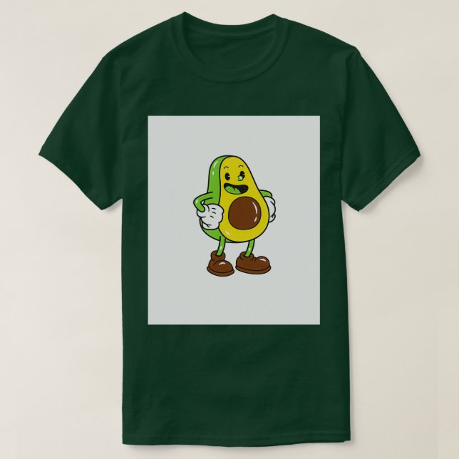 Camiseta Bonito Avocado Ghost Aboocado Halloween Presente P (Frente do Design)