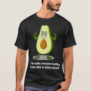 Camiseta Bonito Avocado Vegan Nutricionista Presente Premiu