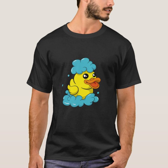 Camiseta Bonito Bath Duck Engraçado Soap-aker (Frente)