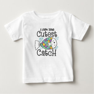 Camiseta Bonito Bebê Dizendo que eu sou o maior apanhador