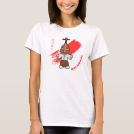 Camiseta Bonito Biwa-bokuboku Homem Luta Yokai