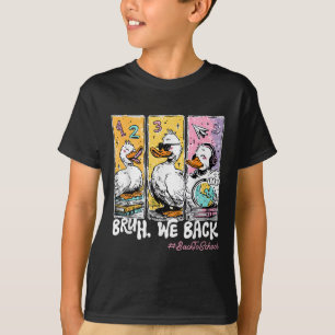 Camiseta Bonito Cara Nós Voltamos À Escola Professores Prim