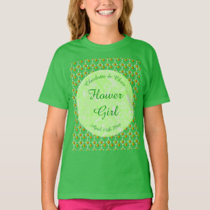Camiseta Bonito Casamento de primavera Maçã florescer e Maç
