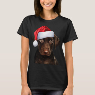 Camiseta Bonito Chocolate Lab Santa Hemorragia Imagem Engra