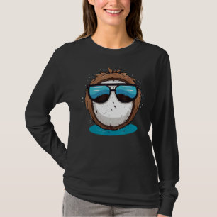 Camiseta Bonito coco para amantes de Coco e Palm Trees em H