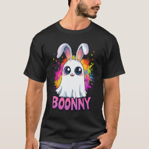 Camiseta Bonito Coelhinho Coelhinho Fantasma Pun Halloween 