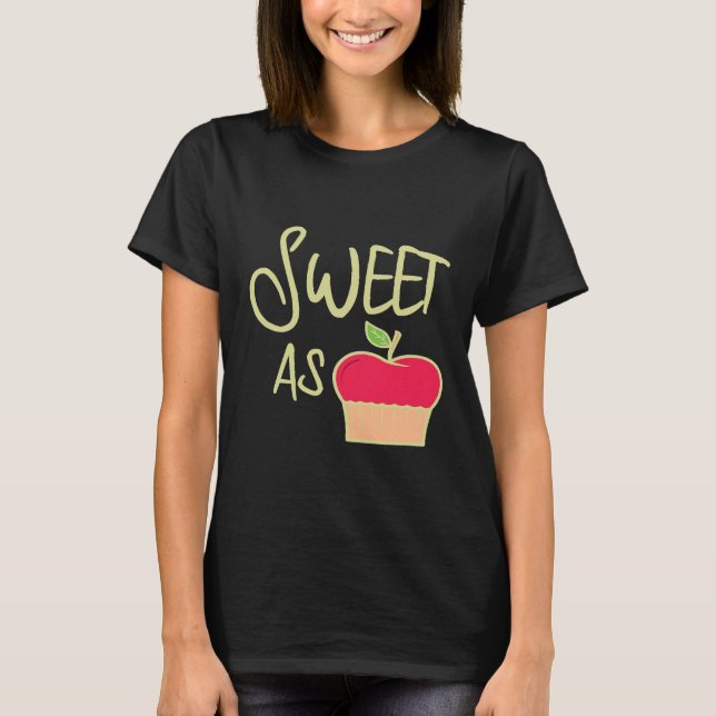 Camiseta Bonito Como Chefs De Pinças De Maçã (Frente)