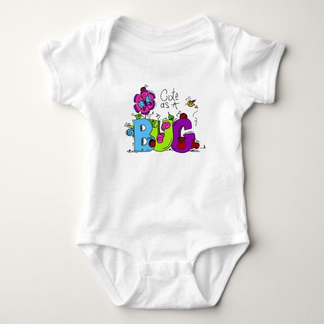 Camiseta Bonito como Inseto (Frente)