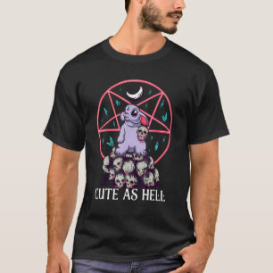 Camiseta Bonito Como Raios Raios Raios Ocultos Cascas Gótic