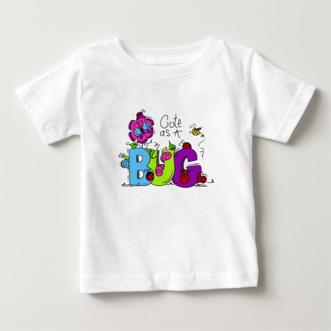 Camiseta Bonito como um inseto (Frente)