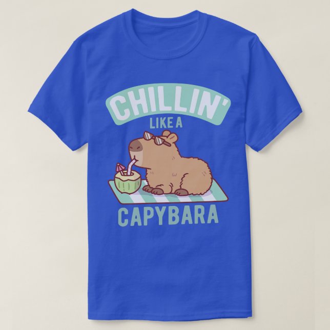 Camiseta Bonito Como Uma Capybara (Frente do Design)