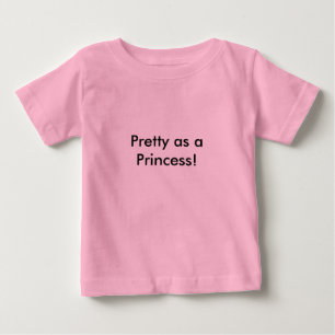 Camiseta Bonito como uma princesa Bebê Tutu Corpo Terno