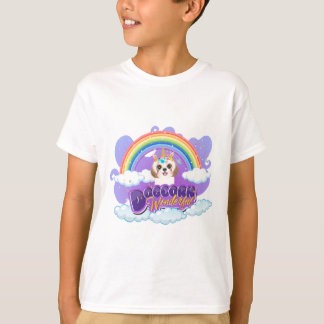 Camiseta Bonito Corgi Unicorn maravilhoso