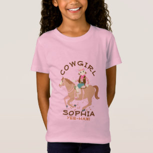 Camiseta Bonito Cowgirl e Festa de aniversário