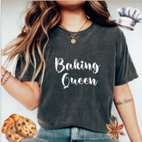 Camiseta bonito da Rainha Baking