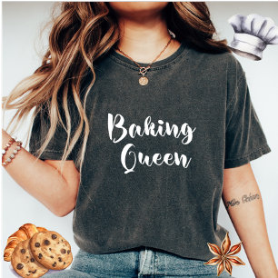 Camiseta bonito da Rainha Baking