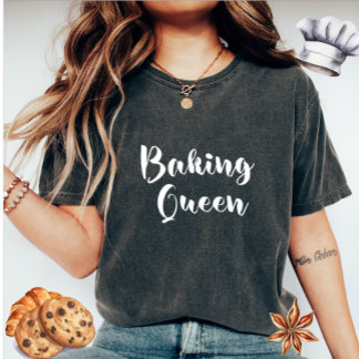 Camiseta bonito da Rainha Baking