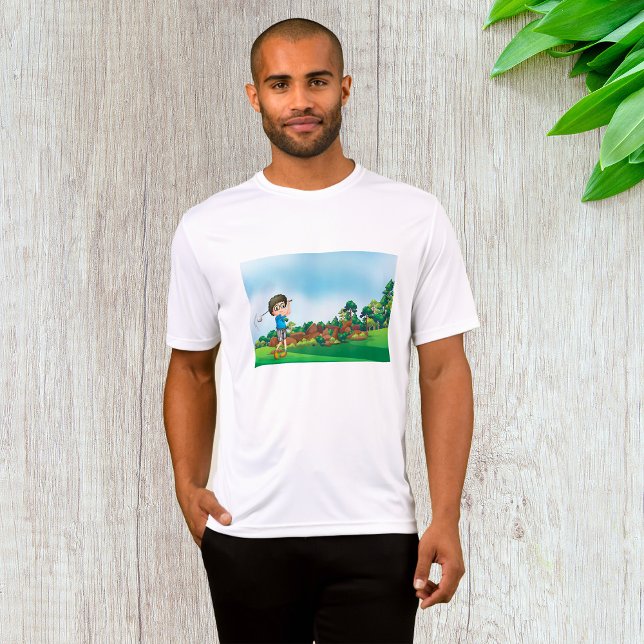Camiseta Bonito desenho animado Diversão de Golfe Design (Criador carregado)