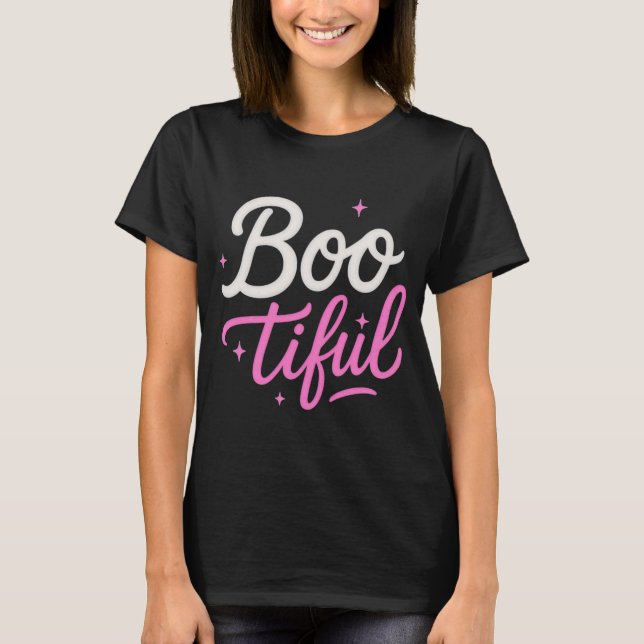Camiseta Bonito Dia das Bruxas (Frente)