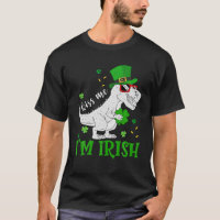 Bonito Dinossauro me beija Eu sou Irlandês Criança