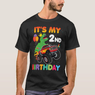 Camiseta Bonito É a minha segundo aniversário, sou o Monstr