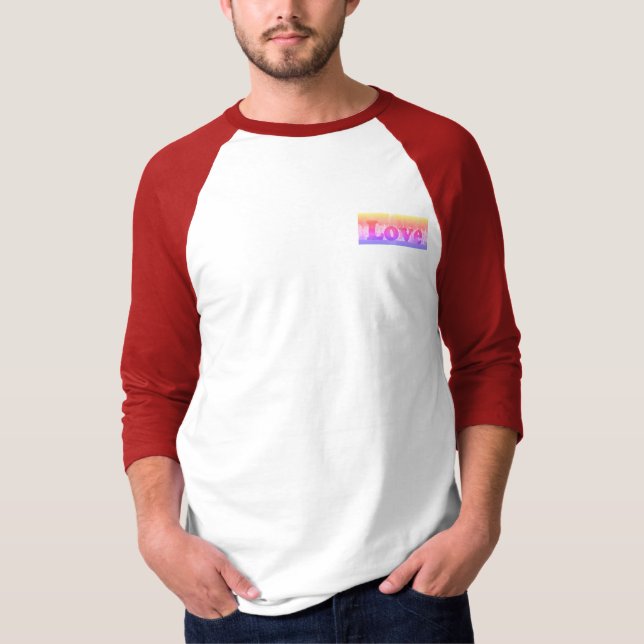 Camiseta Bonito e Adorável Eu adoro Baseball com compaixão (Frente)