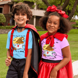 Camiseta Bonito e assustador "Você não pode me assustar, eu