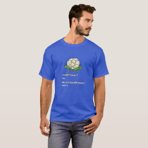 Camiseta Bonito e Engraçado Humor com couve-flor