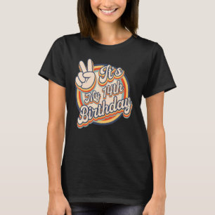 Camiseta Bonito É o meu Aniversário de 14 5 Ye.