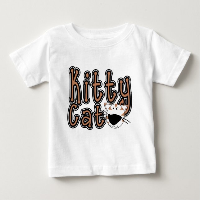 Camiseta bonito e presentes do gato do gatinho (Frente)