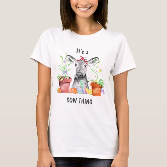 Camiseta Bonito é uma coisa da vaca (Frente)
