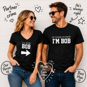 Camiseta Bonito Engraçado Claro Que Estou Certo Eu Sou O Bo