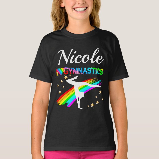 CAMISETA BONITO EU AMO GINÁSTICA DESIGN PERSONALIZADA (Frente)