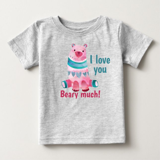 Camiseta Bonito Eu amo você muito! (Frente)