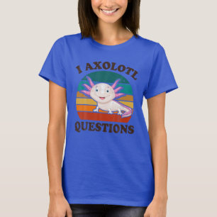 Camiseta Bonito Eu Axolotl questiona crianças engraçadas 