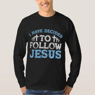 Camiseta Bonito Eu Decidi Seguir Jesus Presente Batismo M