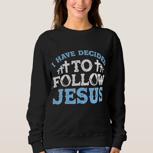 Camiseta Bonito Eu Decidi Seguir Jesus Presente Batismo M (Frente)