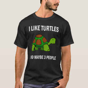 Camiseta Bonito Eu Gosto De Tartarugas Engraçadas Pets Sobr