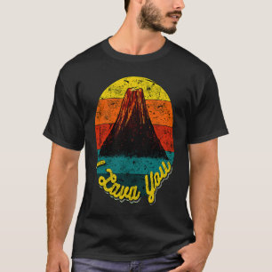 Camiseta Bonito Eu Lava Seu Estilo De Vintagem Vulcano Amor