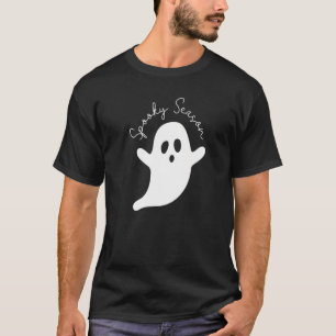 Camiseta Bonito Fantasma Spooky Season Ei Boo Pumkin Boo Cr
