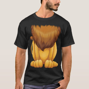Camiseta Bonito Fato De Leão Sem Cabeça Figurino Halloween