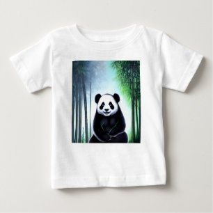 Camiseta Bonito, Fofinho Pequeno Urso de Panda