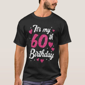 Camiseta Bonito girando 60 anos de Festa de aniversário Cut